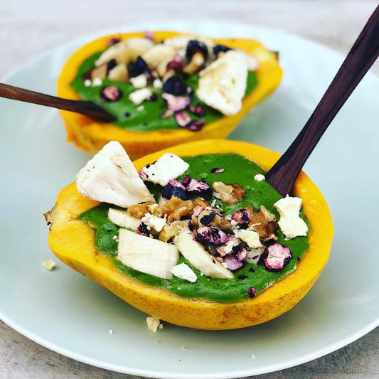 PAPAYA TROPICAL GREEN SMOOTHIE BOWL