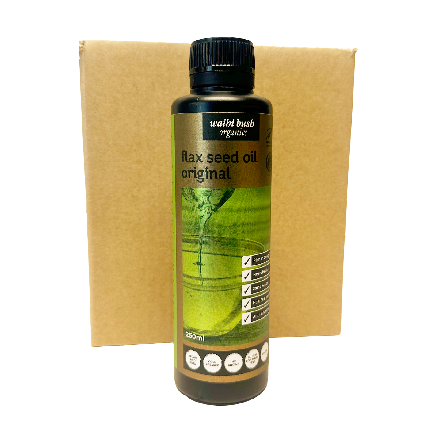 Flax Seed Oil Original 250ml Carton of 9 Bottles