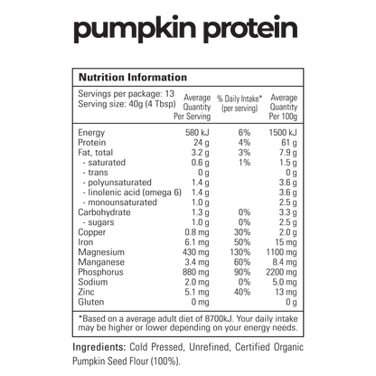 Pumpkin Protein