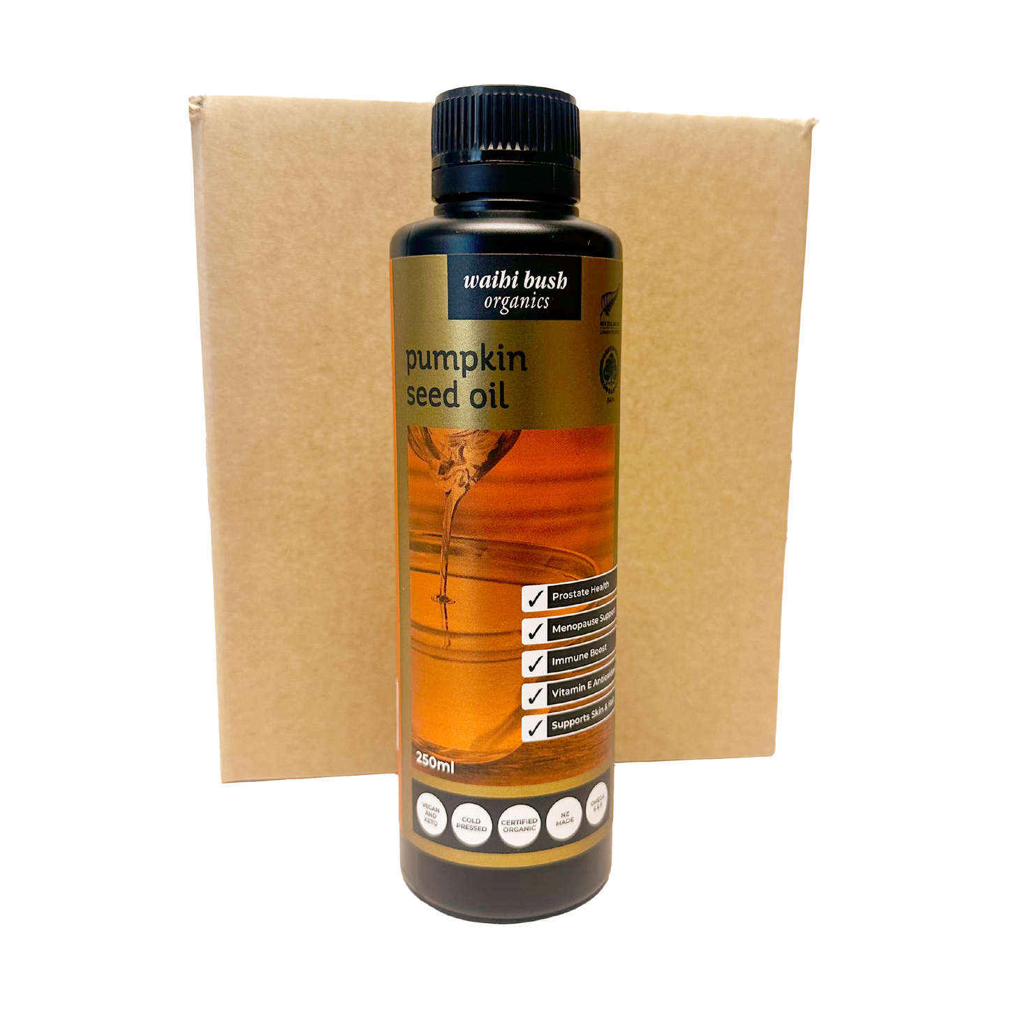 Pumpkin Seed Oil 250ml Carton of 9 Bottles