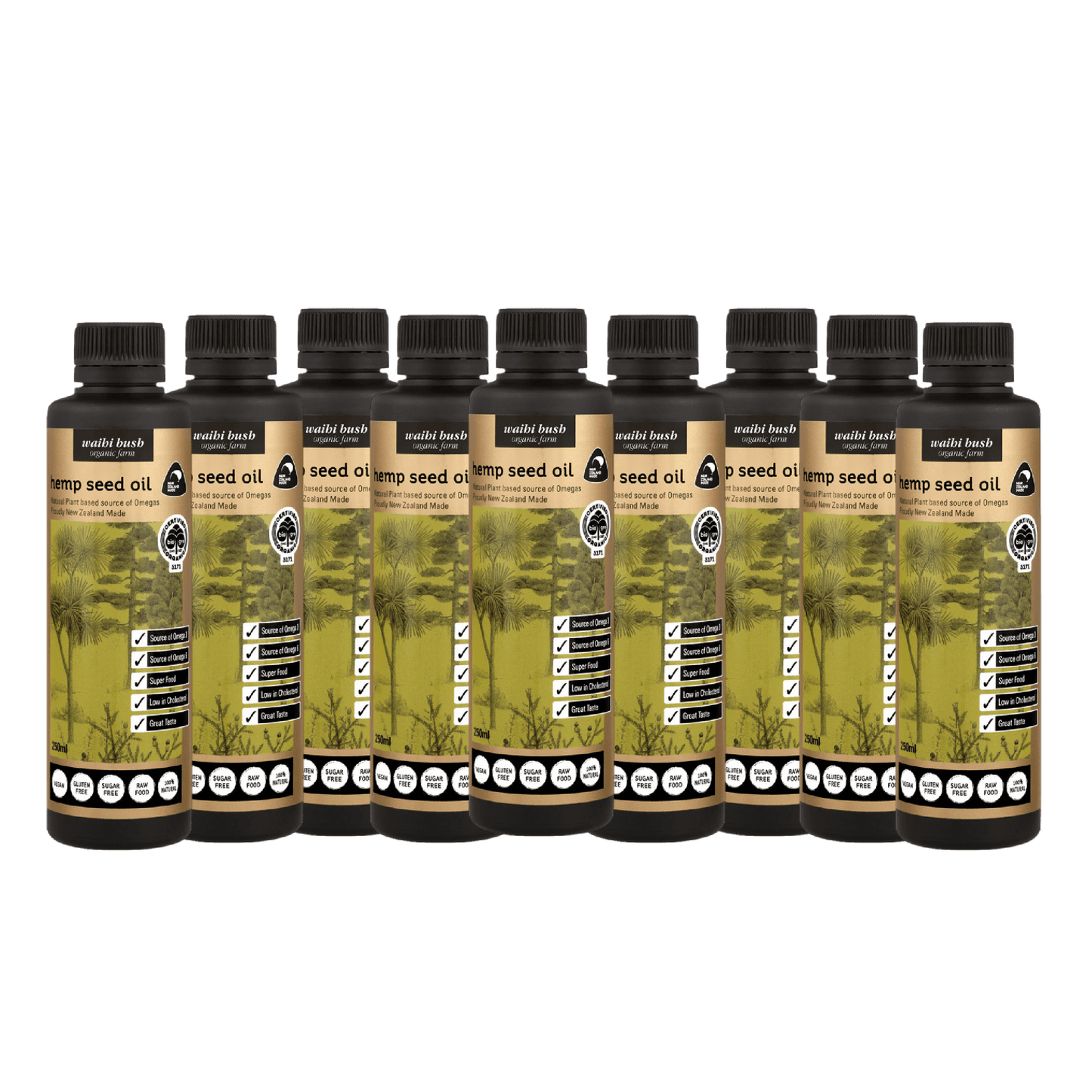 NZ Grown Organic Hemp Seed Oil