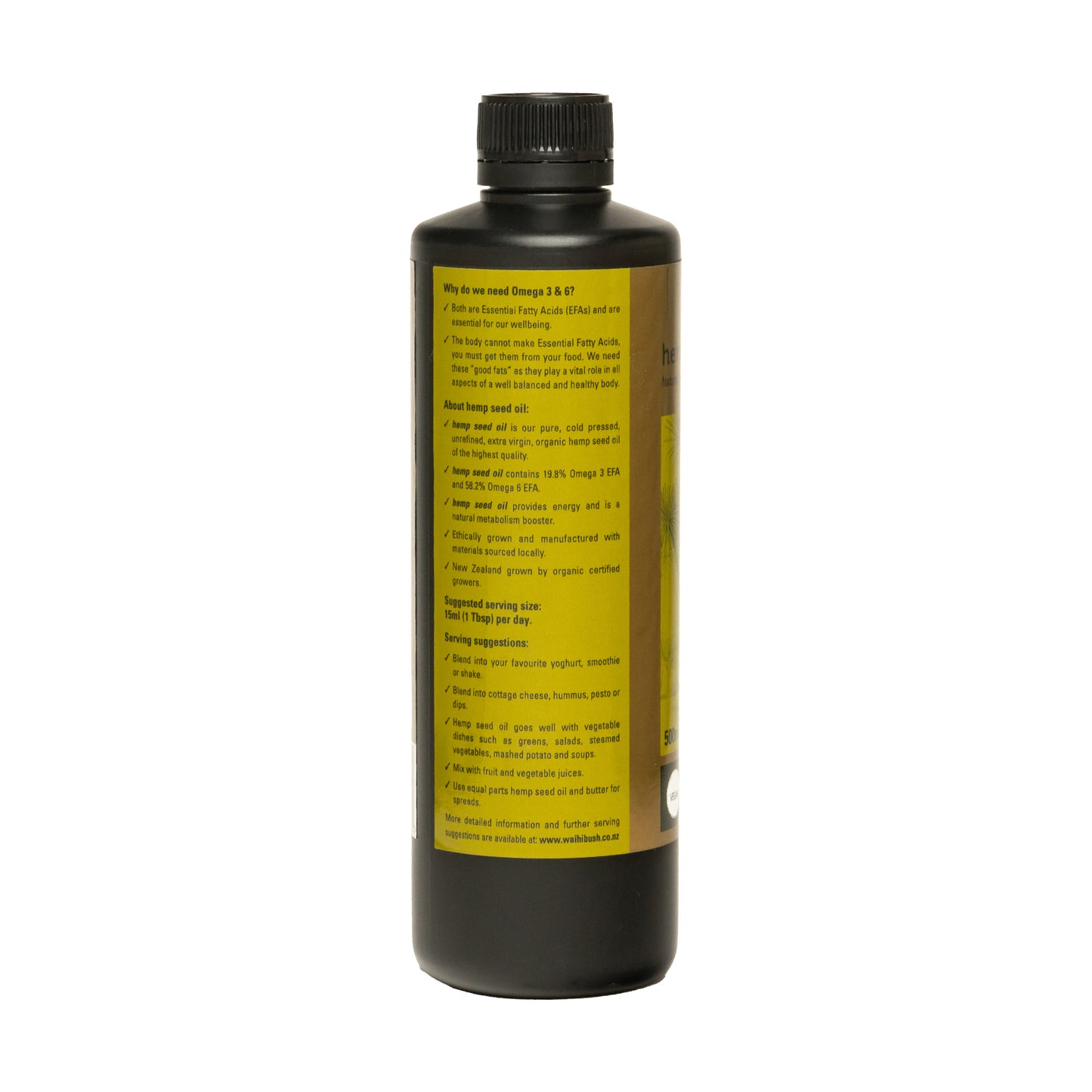 Hemp Seed Oil - NZ Grown Organic