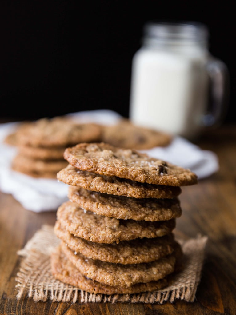 CAROB ALMOND BUTTER CRISPIES