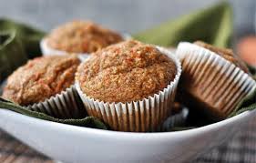 SPICY CARROT FLAX MUFFINS