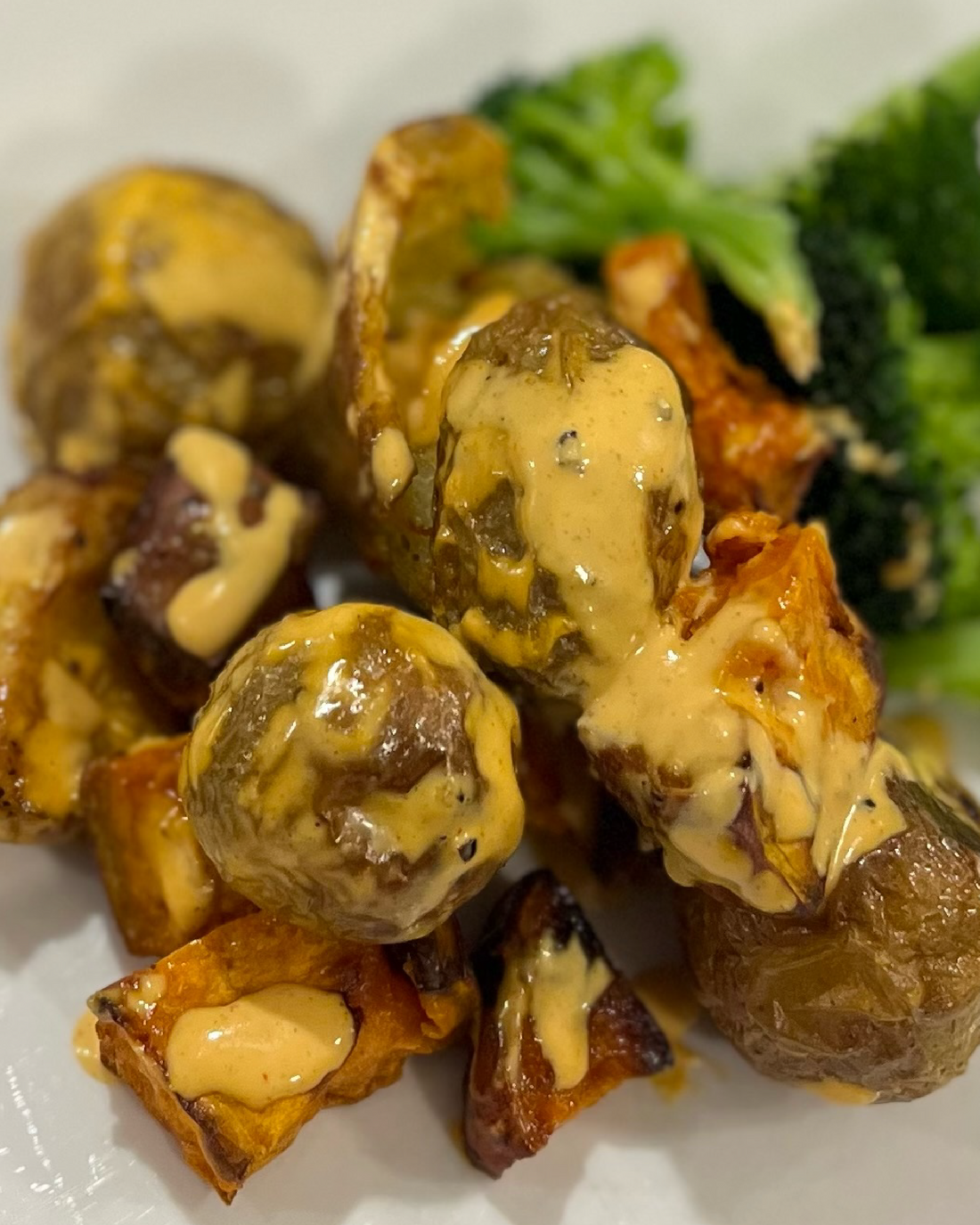 Smoky Flax, Garlic and Mustard Sauce