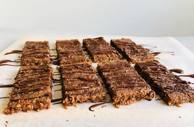 CHOCOLATE NUTTY PROTEIN SLICE