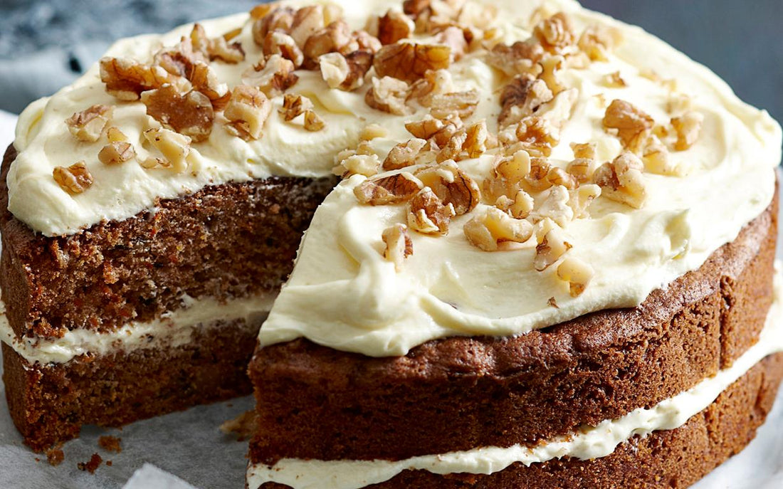 CARROT CAKE WITH CREAM CHEESE ICING