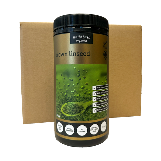 Brown Linseed 600g Carton of 5 Pottles
