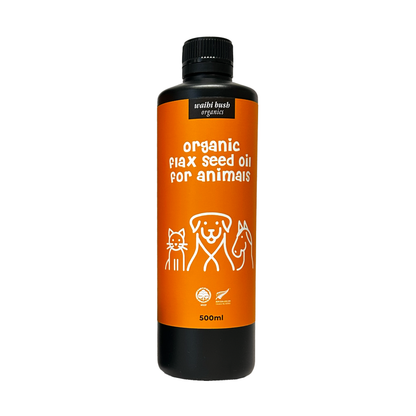 For the Love of Animals - Organic Flax Seed Oil