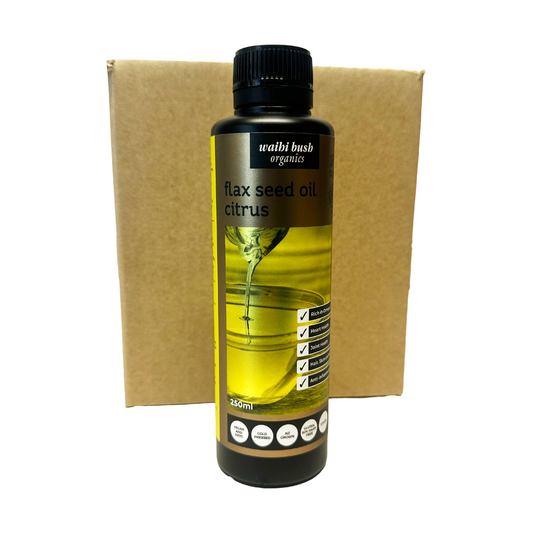 Flax Seed Oil Citrus 250ml Carton of 9 Bottles