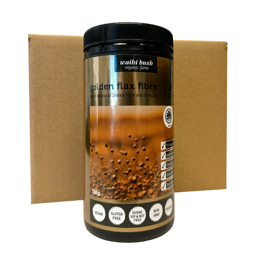 Golden Flax Fibre 550g Carton of 5 Pottles