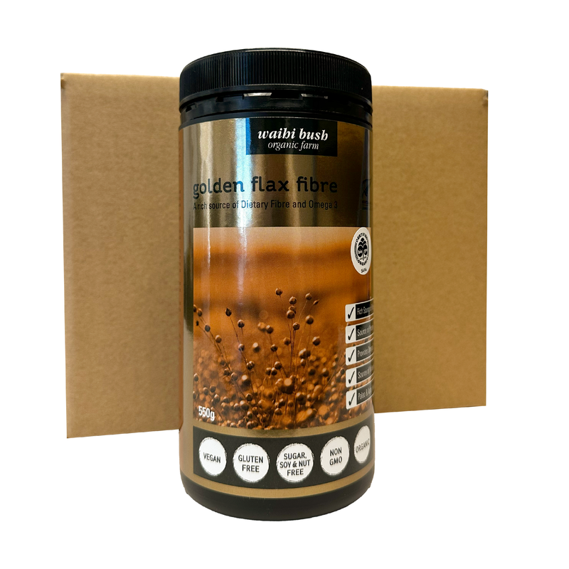 Golden Flax Fibre 550g Carton of 5 Pottles