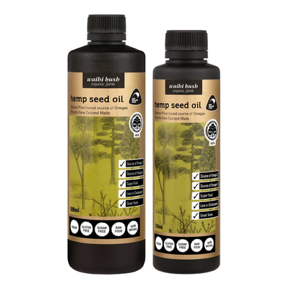 NZ Grown Organic Hemp Seed Oil