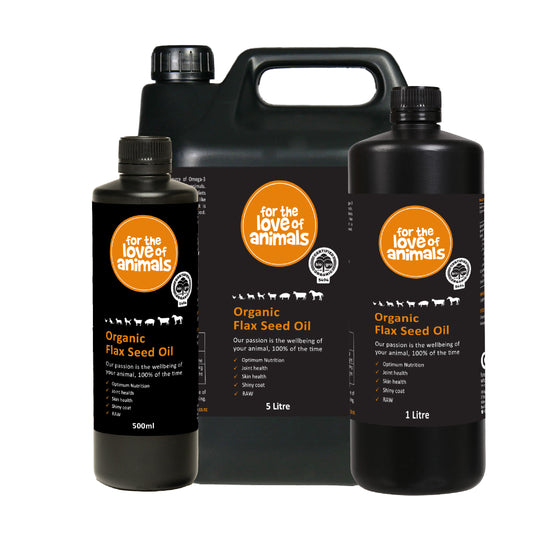Organic Flax Seed Oil for Animals